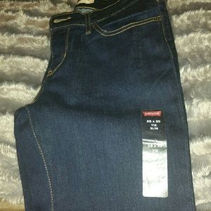 Levi's Slim Blue Jeans - Size 6