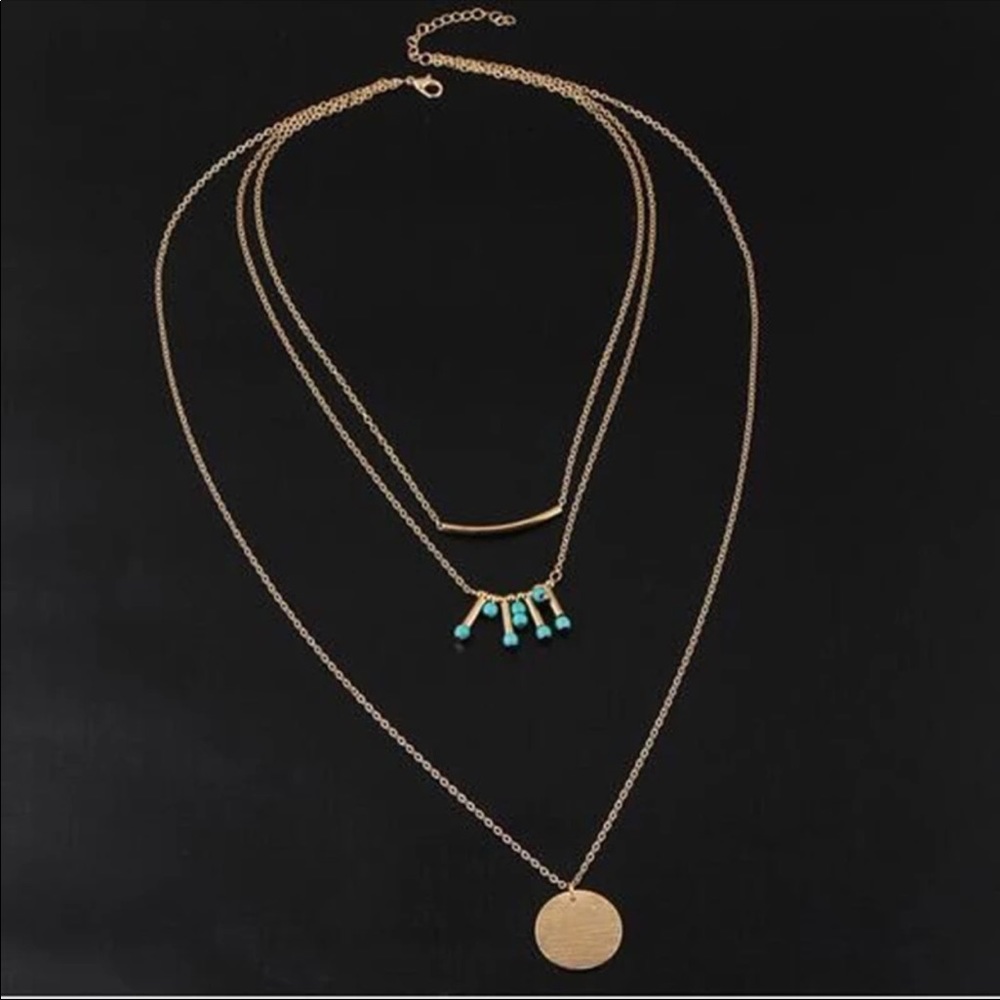 (R3) Stunning MultiLayer Necklace - Picture 2 of 4