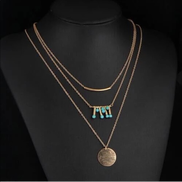 (R3) Stunning MultiLayer Necklace - Picture 3 of 4