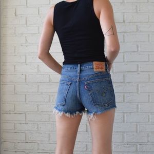 Levi’s 501 Distressed Shorts