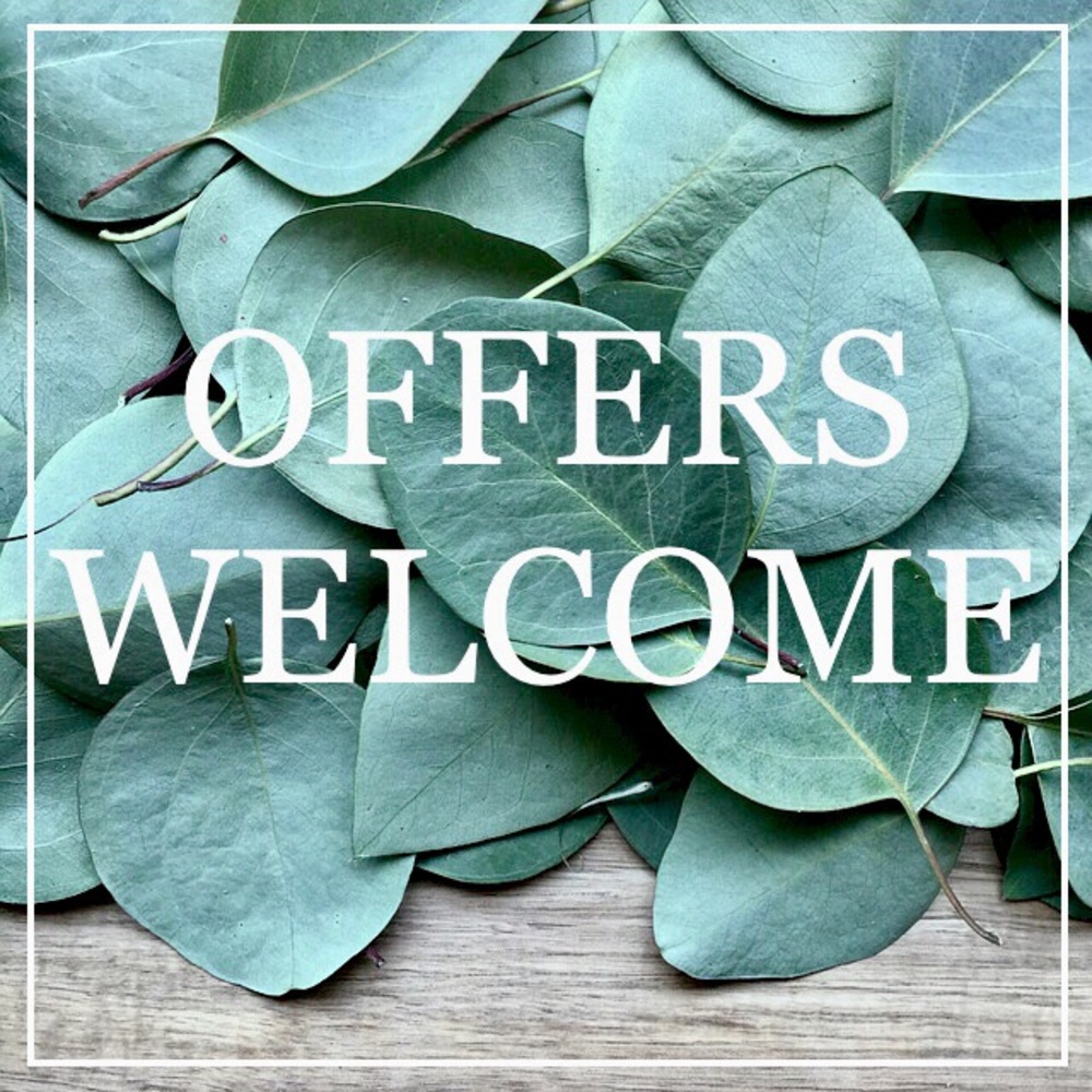 All offers welcome!