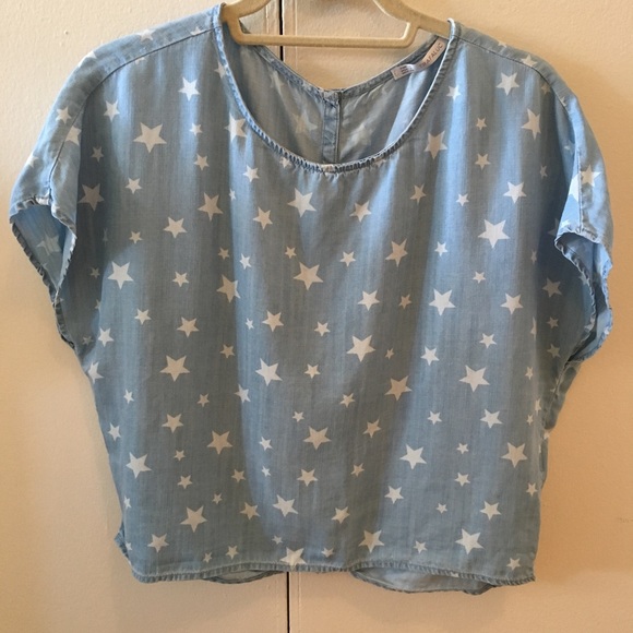 Zara Star print top - Picture 2 of 6