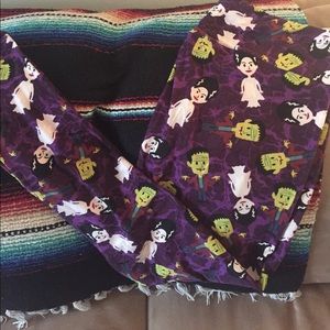 Lularoe Frankenstein and Bride leggings