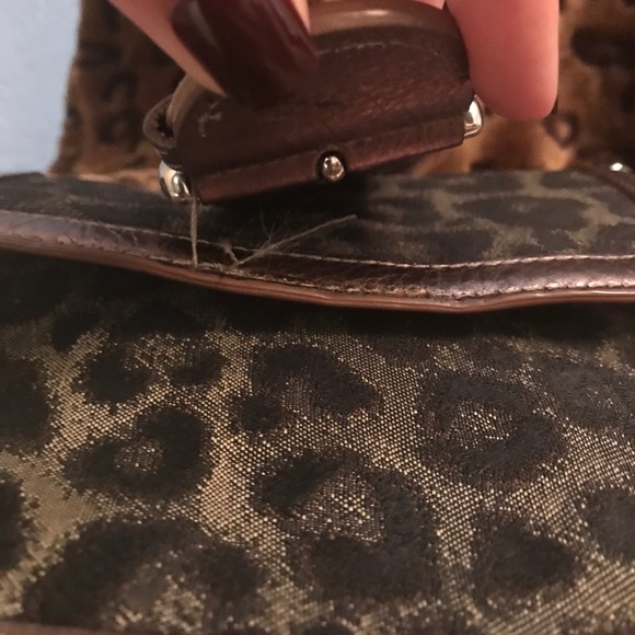 Brighton Chain Link Leopard Crossbody - Picture 4 of 4