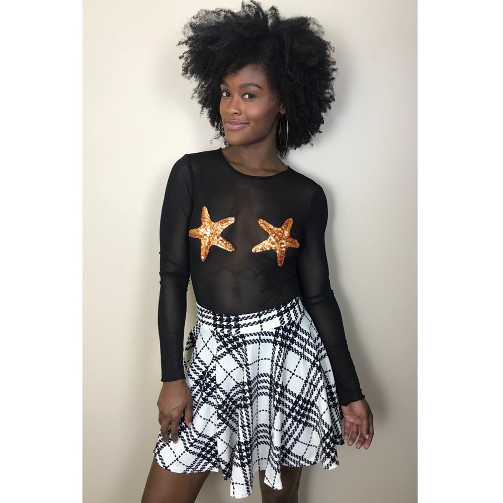 ‼️Last One-Size Small‼️ Malorie Skater Skirt Plaid - Picture 6 of 6