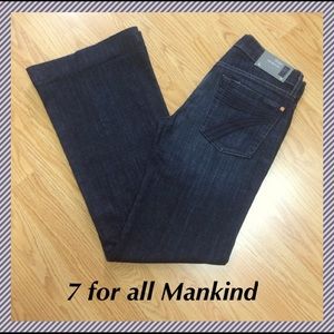 27 x 31.25" NWT 7 for all Mankind Dojo flare jeans