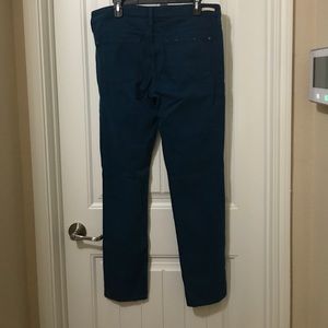 Dark blue skinny jeans from Anthropologie