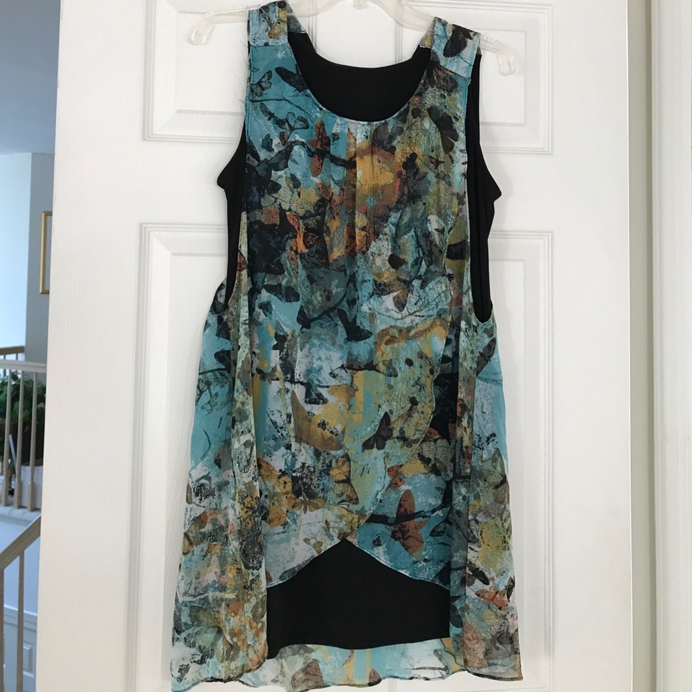 Layered tank tunic