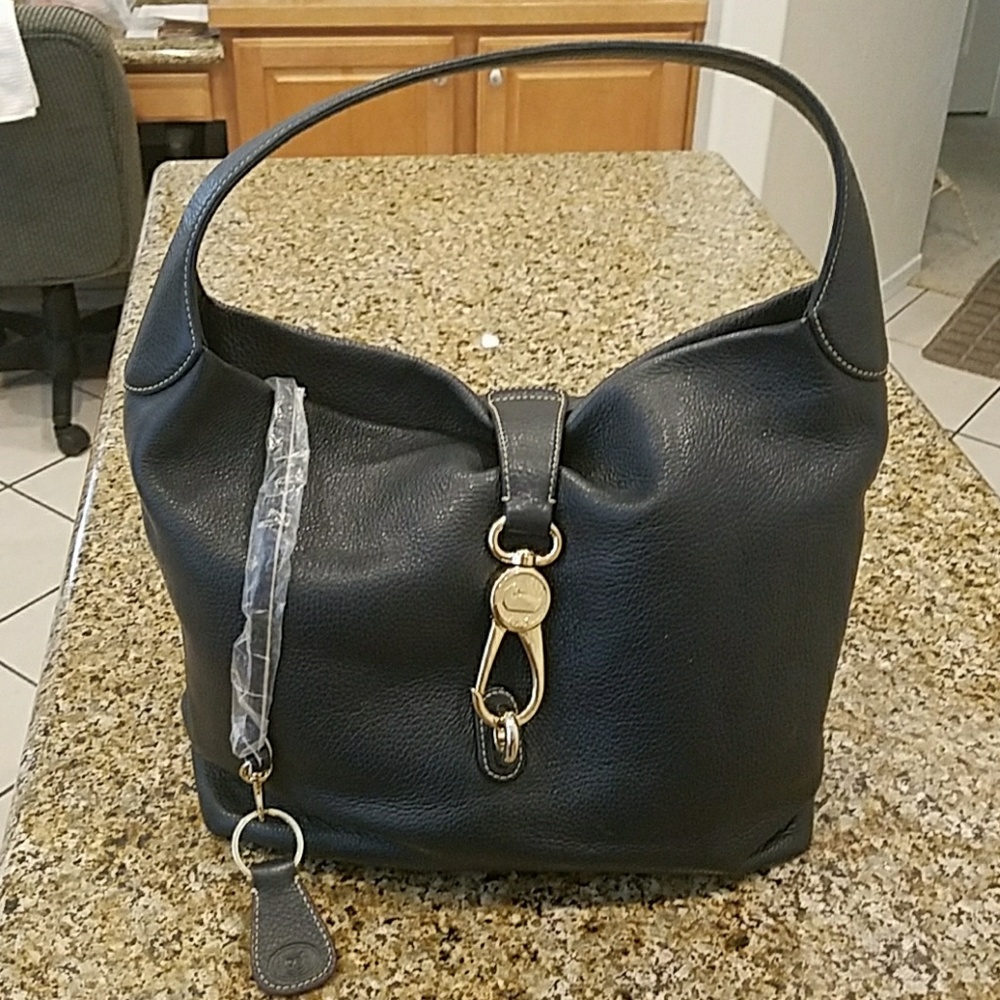 Dooney & Bourke Navy Hobo Style
