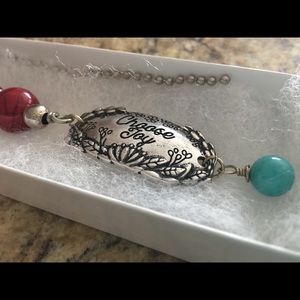 Custom made Fan Pull “Choose Joy”