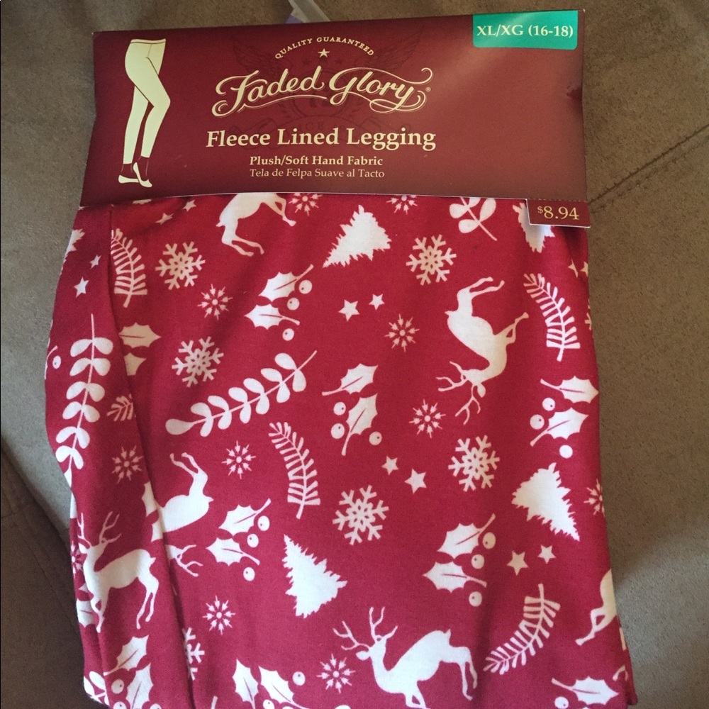 Fleece lined leggings