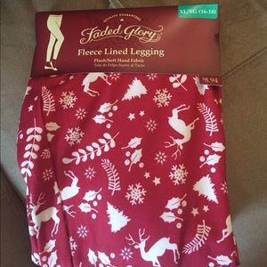 Fleece lined leggings