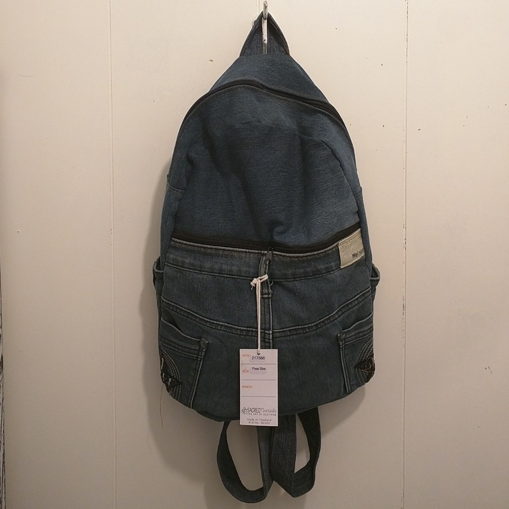 Blue Jean UpCycled Backpack