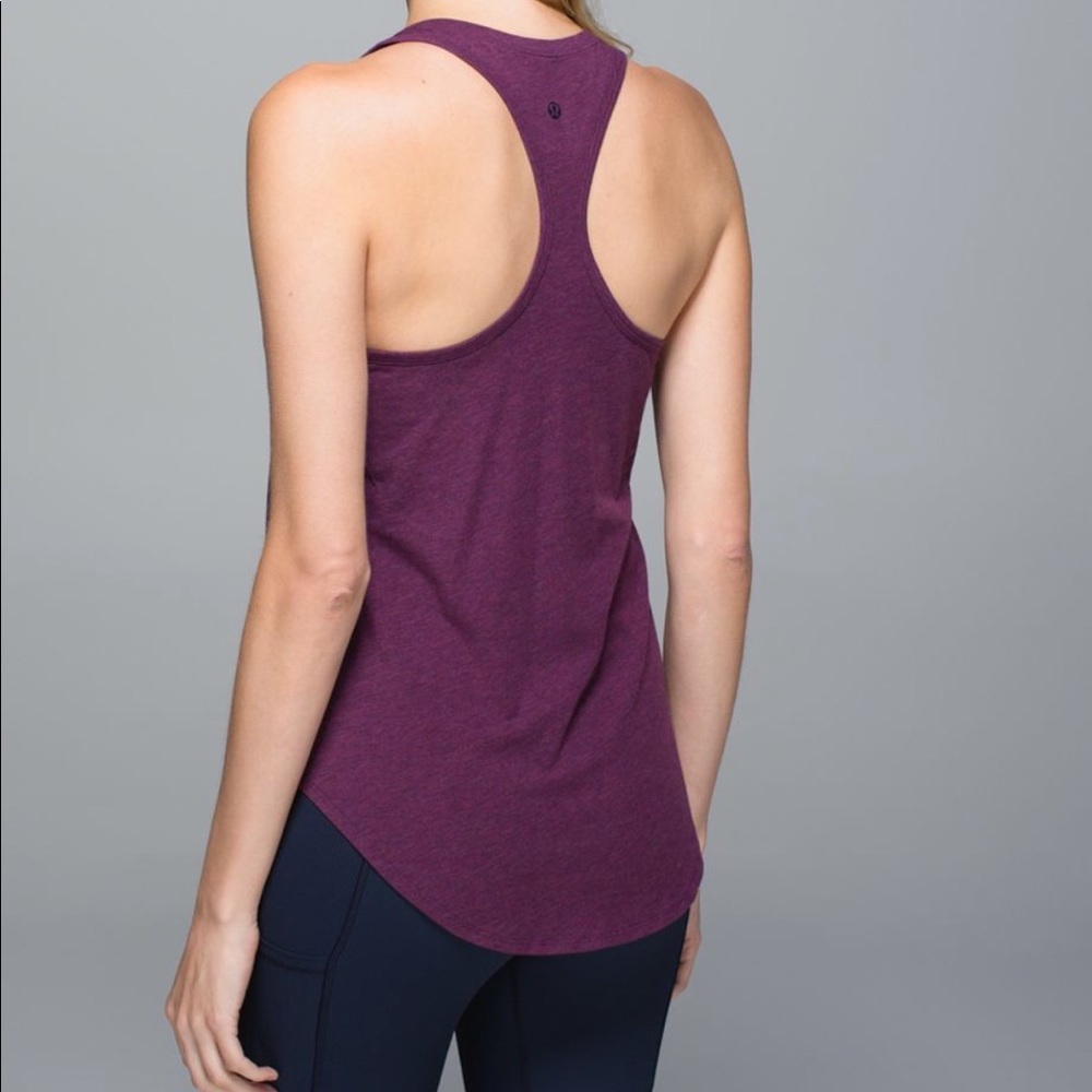 Lululemon Yogi Racerback, heather purple