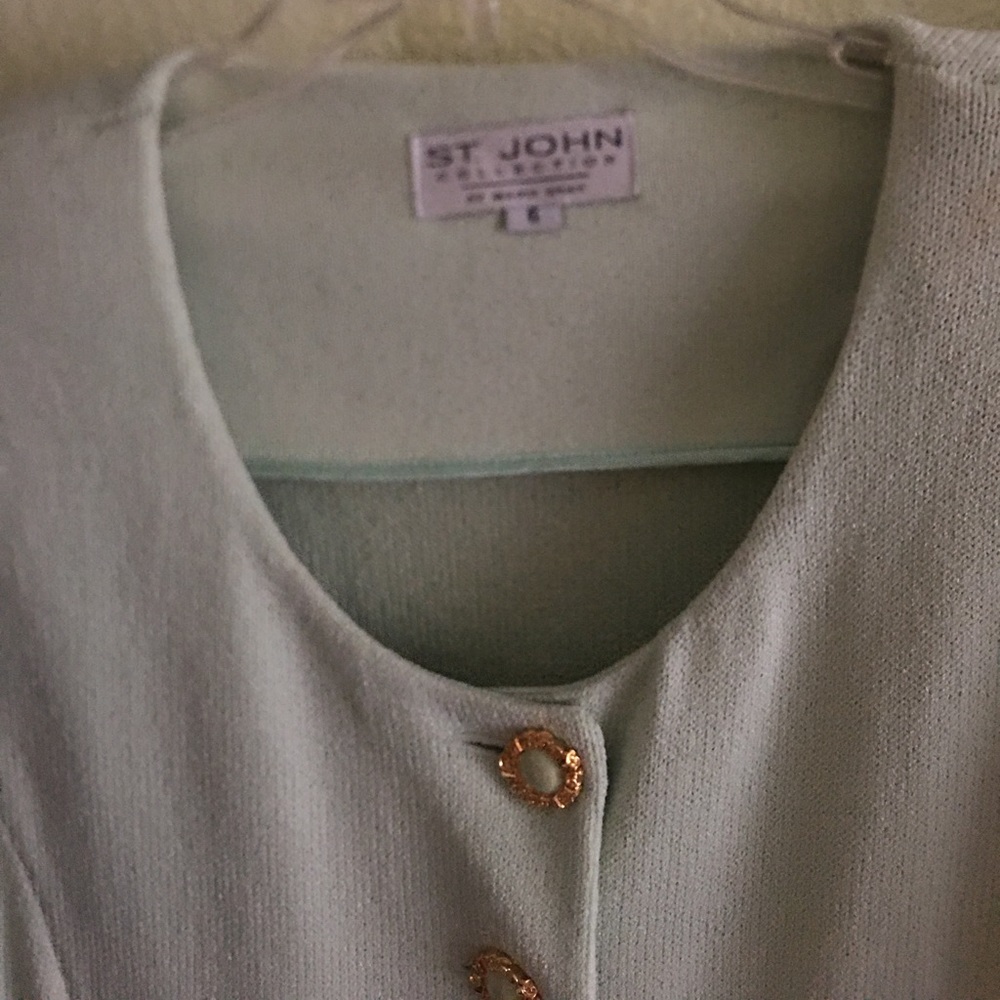 Mint green St. John Knit