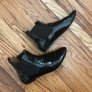 Zara | Patent Leather Chelsea Boots