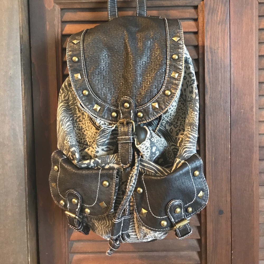 90s style backpack purse.