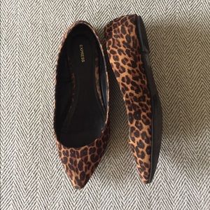 Express - Leopard Print Flats