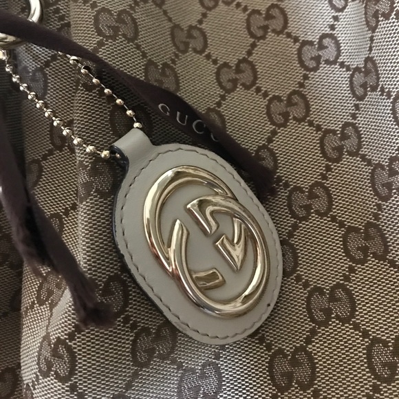 Large Gucci Canvas Bag - Picture 2 of 8