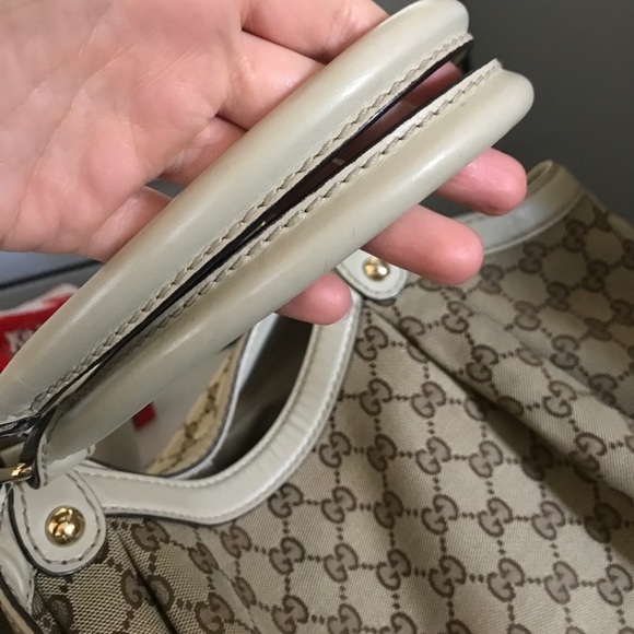 Large Gucci Canvas Bag - Picture 3 of 8