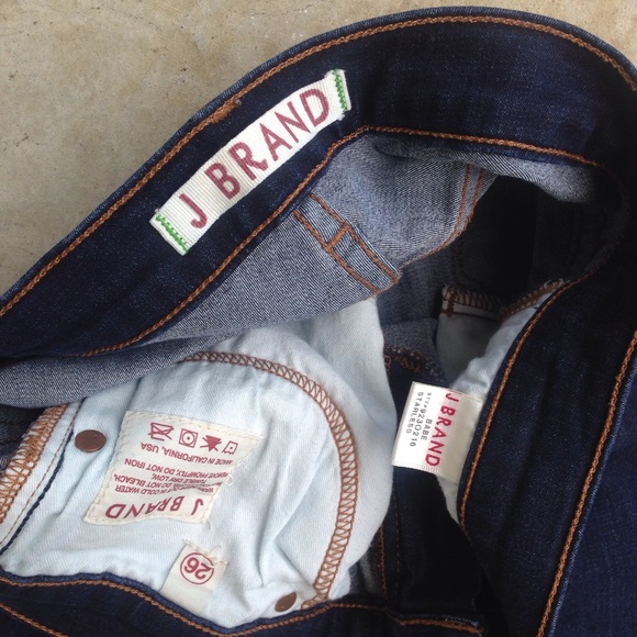 💸SOLD💸J Brand Babe jeans wide leg flare dark - Picture 3 of 8