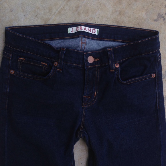 💸SOLD💸J Brand Babe jeans wide leg flare dark - Picture 4 of 8