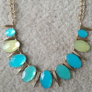 Shades of Blue Statement Necklace