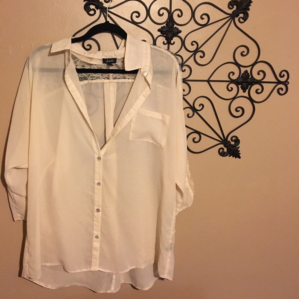 Long Sleeve Lace Top