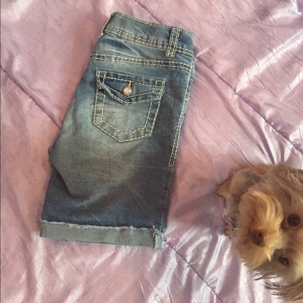 "Cherokee" jean shorts- girls