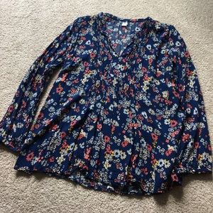 Like new Old Navy floral top size L