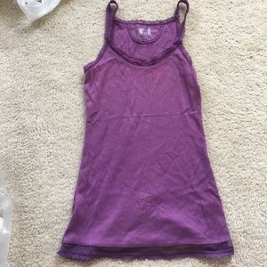 Purple tank