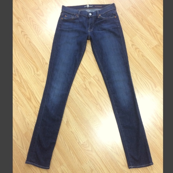 28 x 34.25" 7 for all Mankind Roxanne jeans - Picture 3 of 4