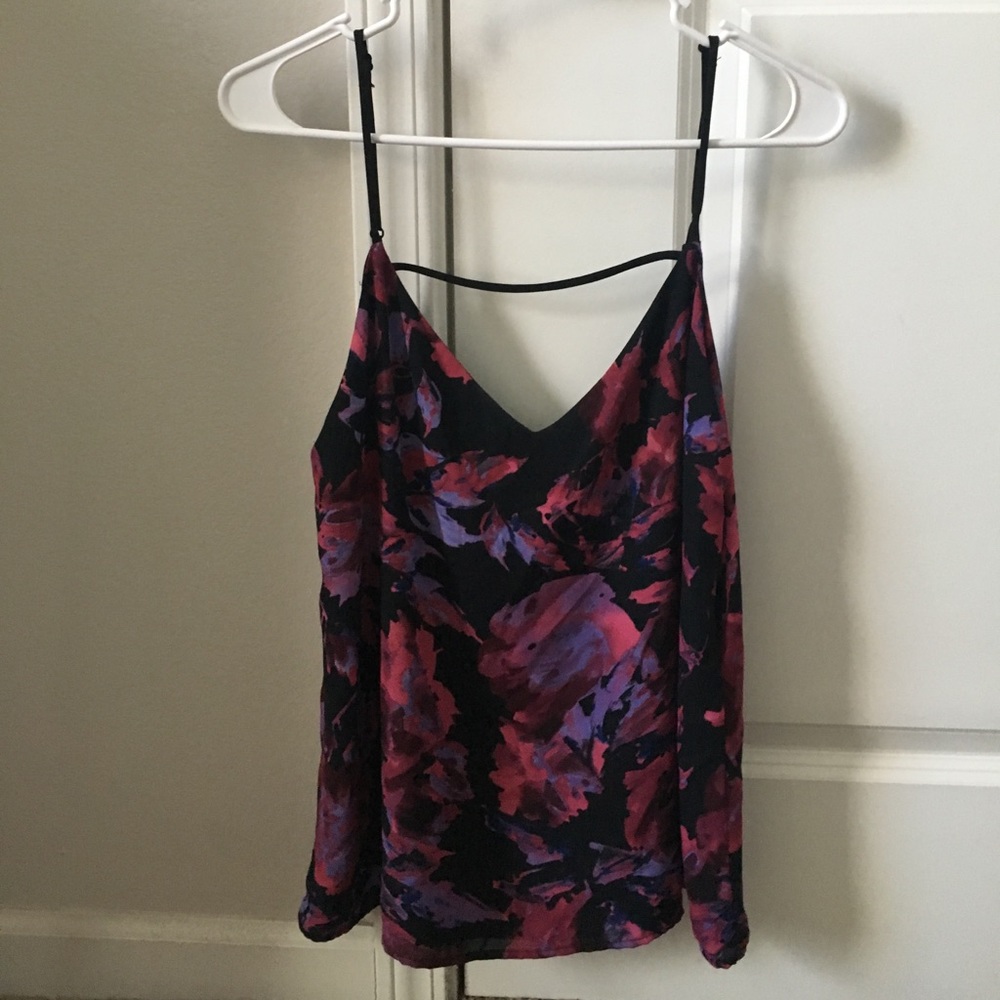 Floral patterned tank