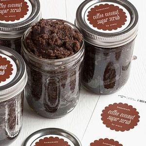 coffee coconut sugar scrub