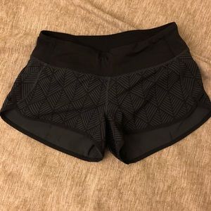 Lululemon running shorts size 4. Like new