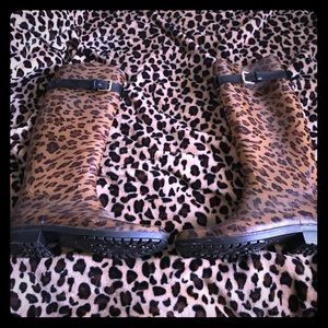 Leopard print Ralph Lauren rain boots Leopard print Ralph Lauren rain boots