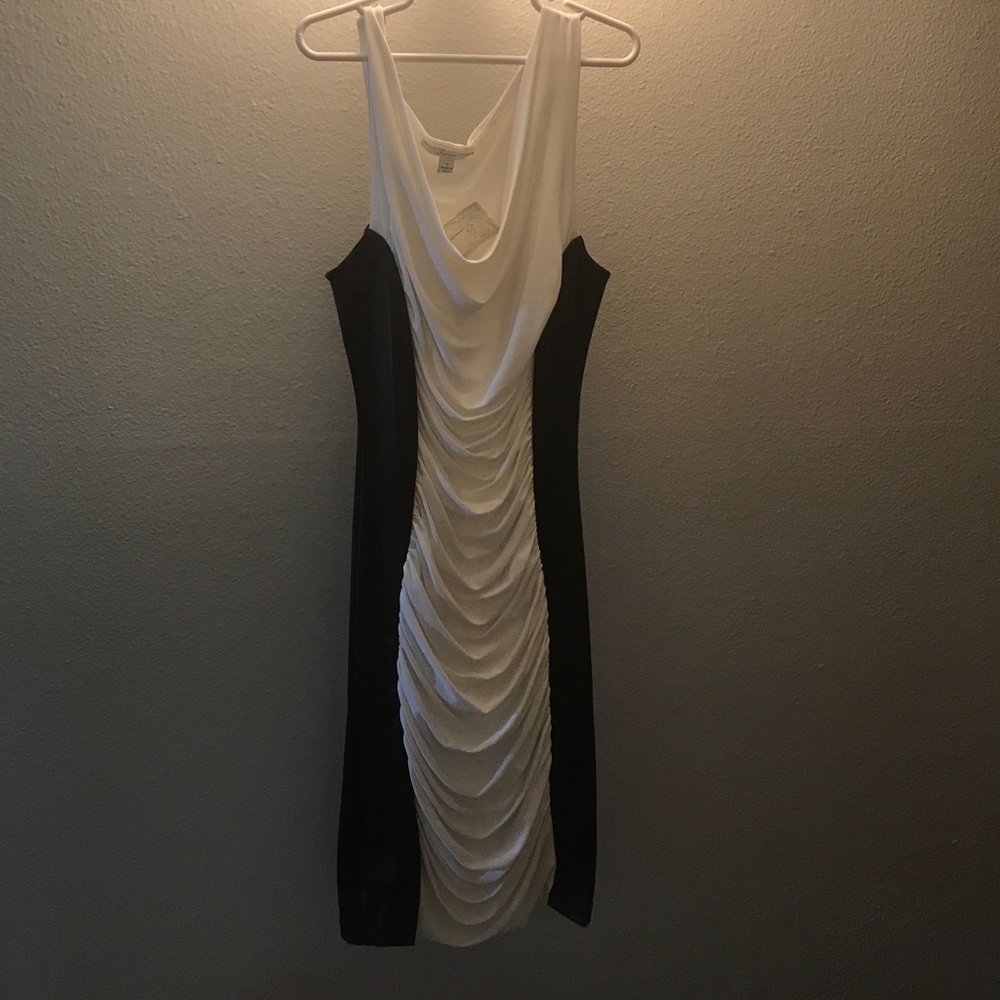Black and white dress