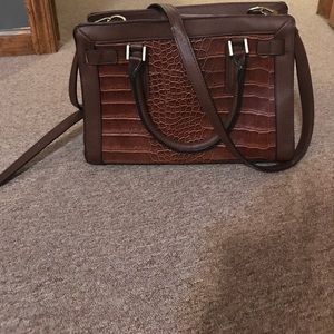 Brown Leather Shoulder Bag