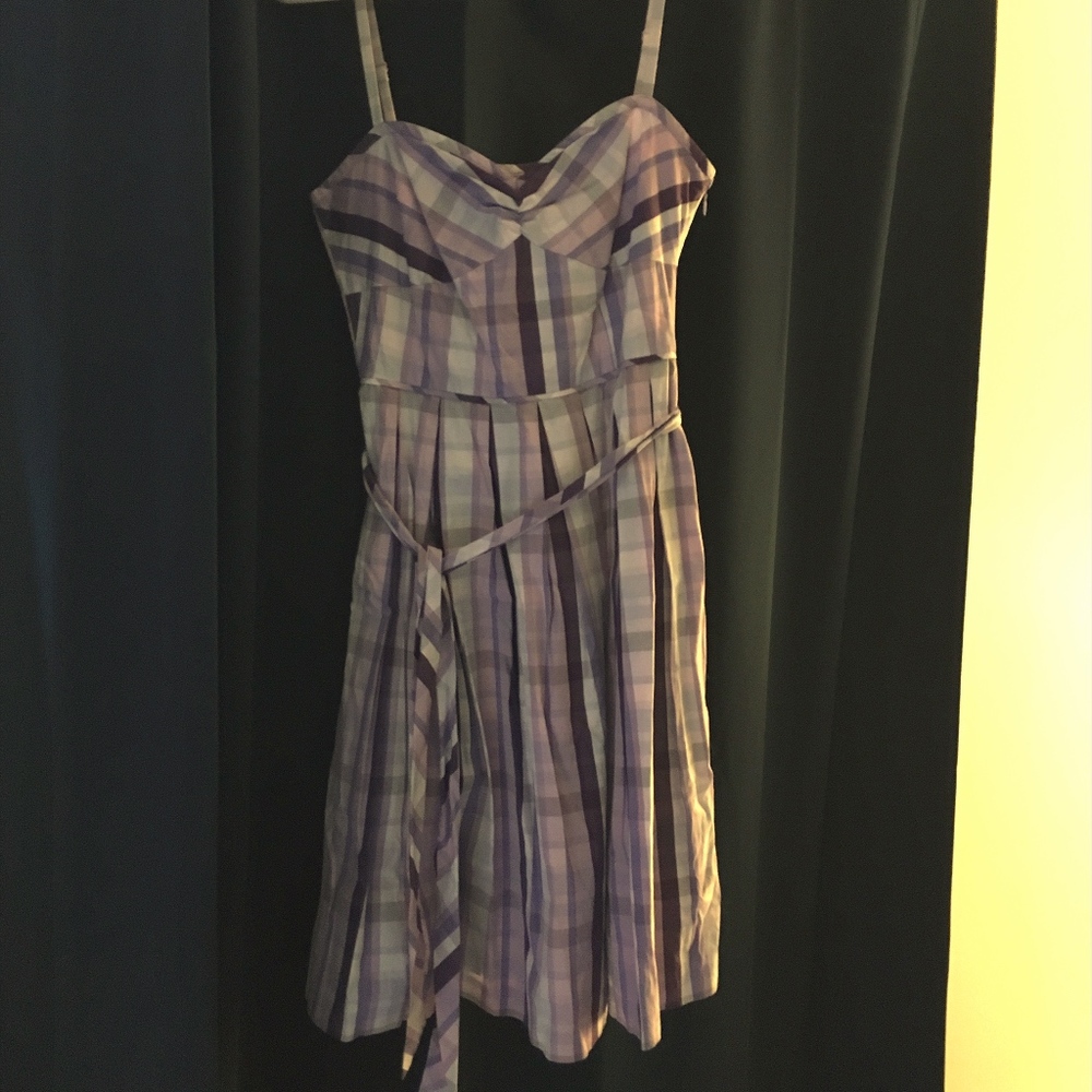 Plaid summer dress