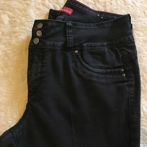 Size 14 light black Royalty jeans, Straight leg