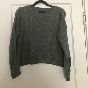 Forever 21 | Grey Cable Knit Sweater