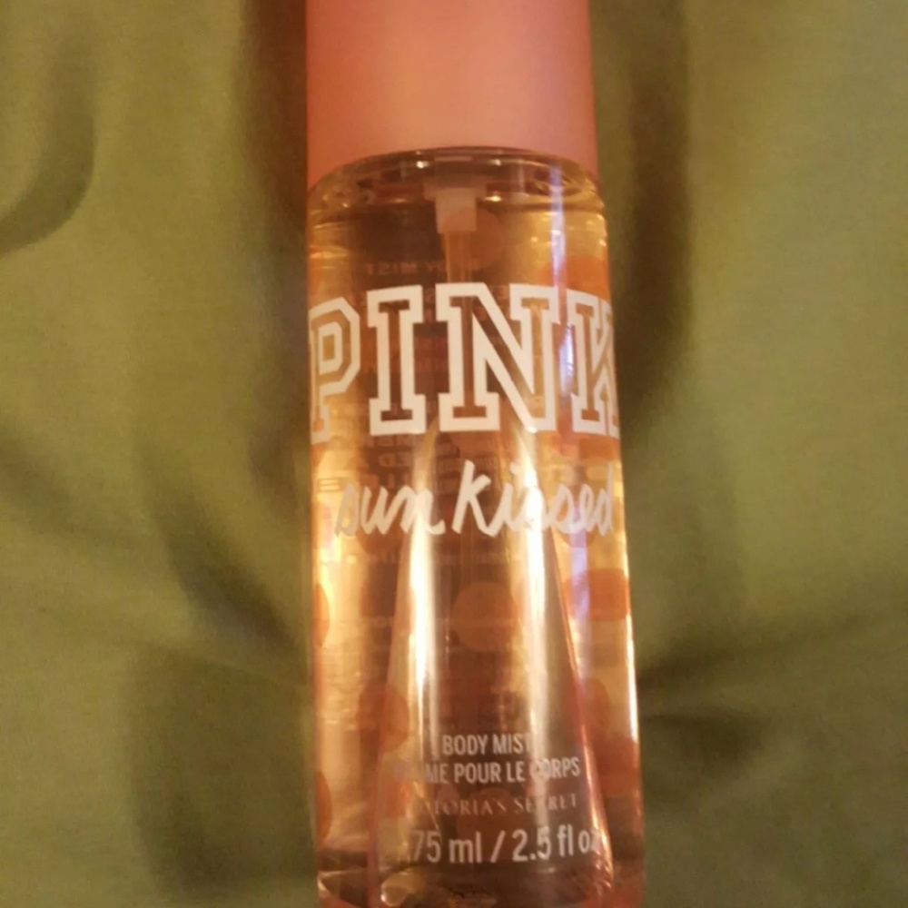 Pink "sun kissed" body mist. brand new 2.5 ounces