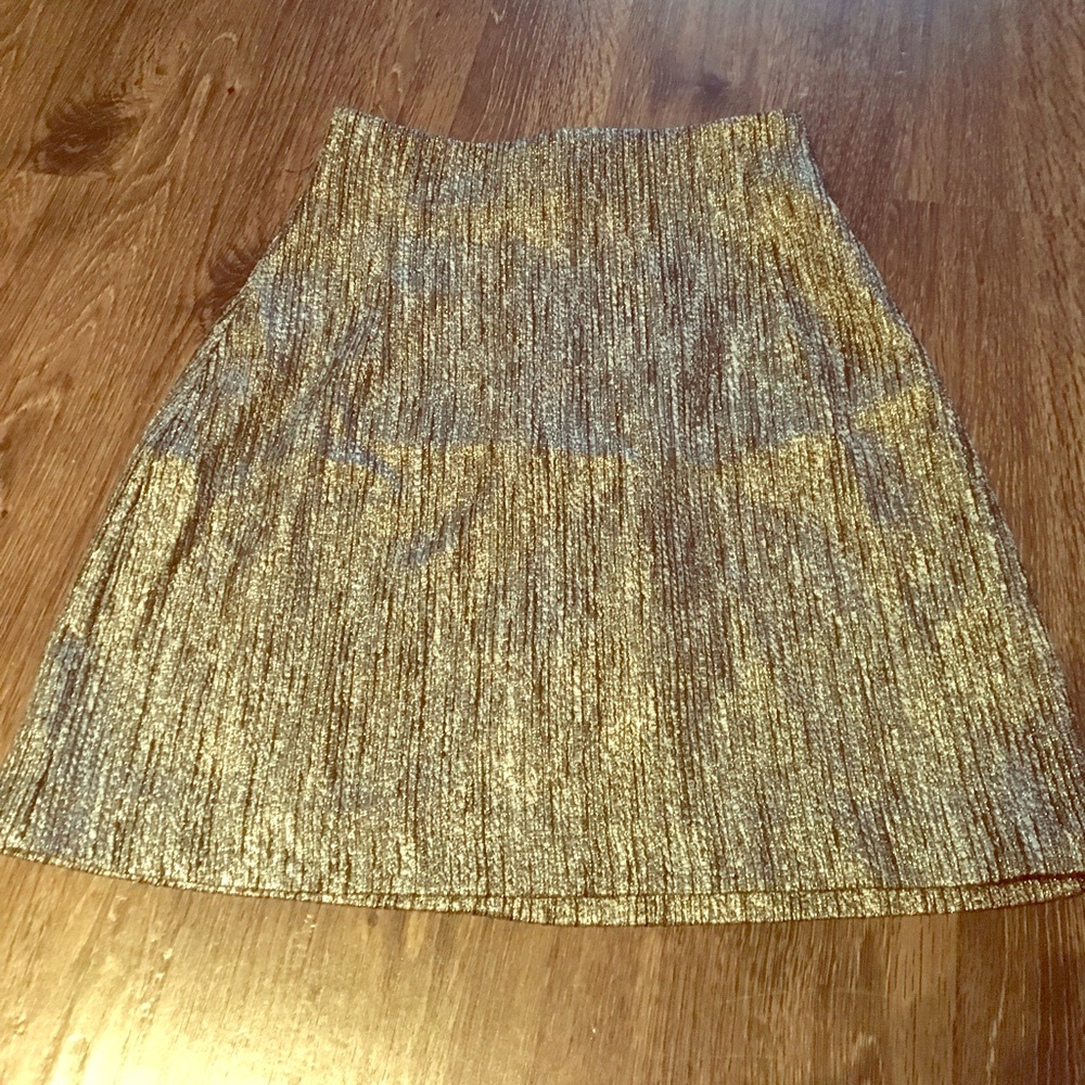 HM metallic skirt