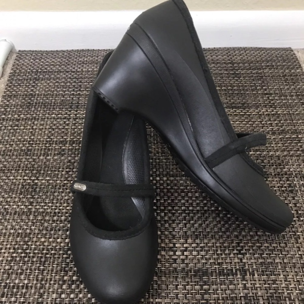 Casey Crocs/ Mary Jane wedge heel