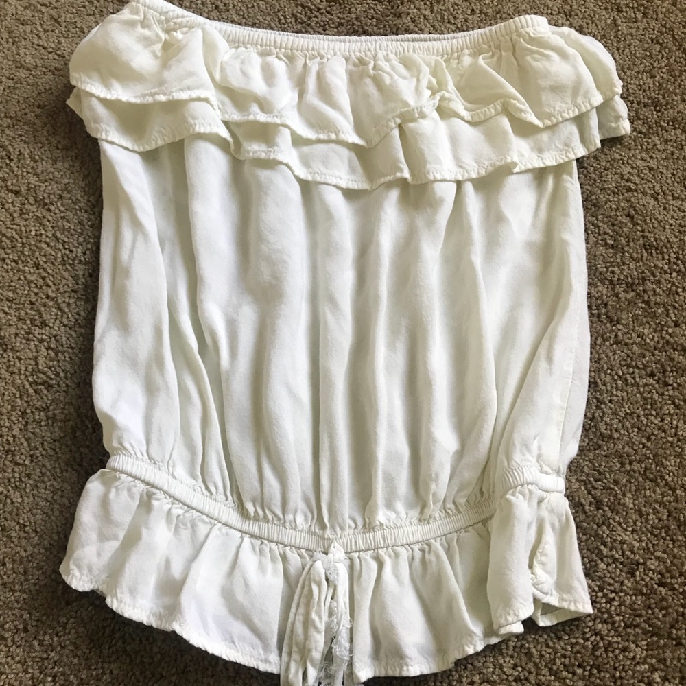 Women’s cream tube top