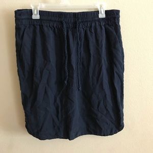 THE LOFT navy skirt