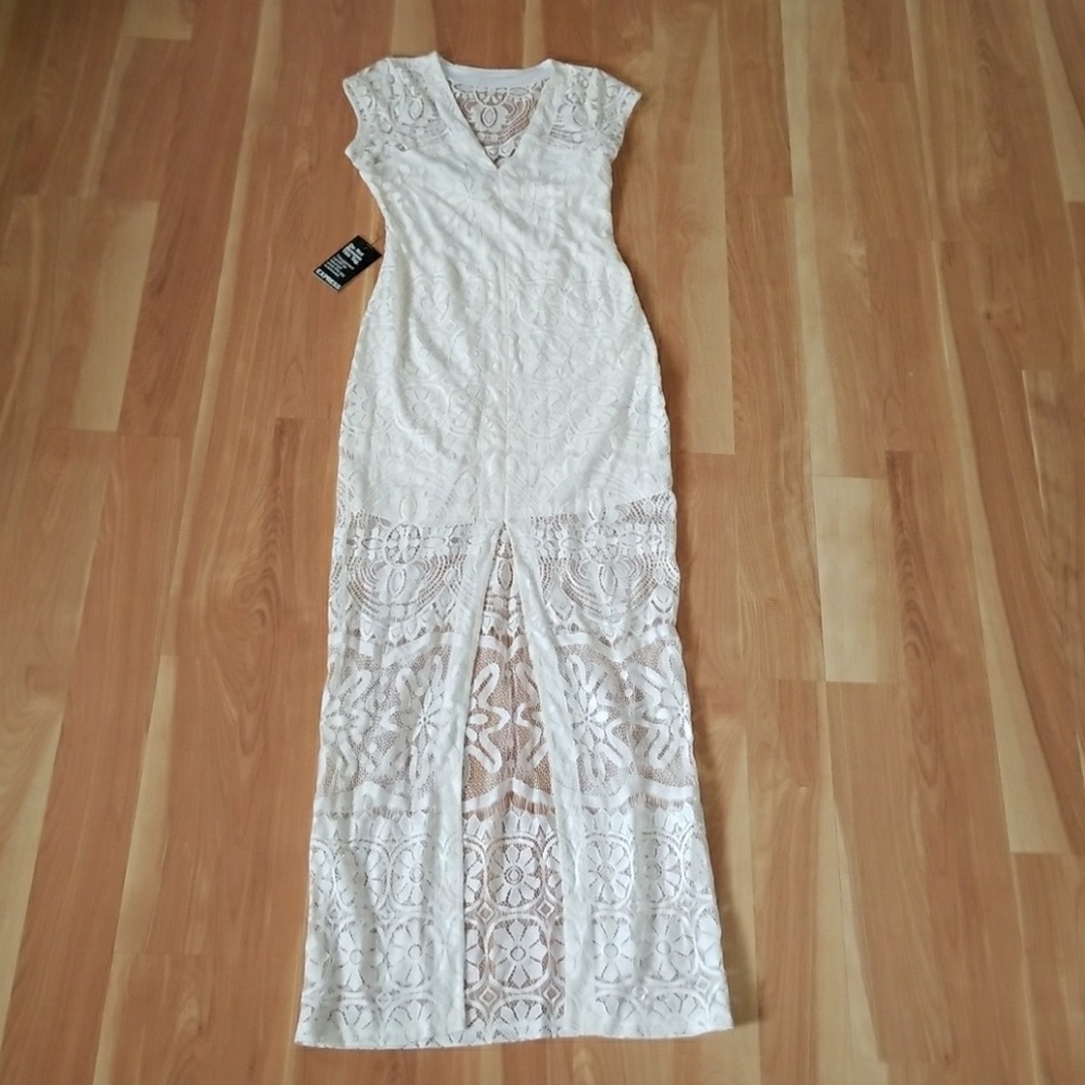 Long Line Lace Dress