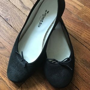 Black Repetto Flats