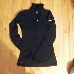 Black Long Sleeve Running Top