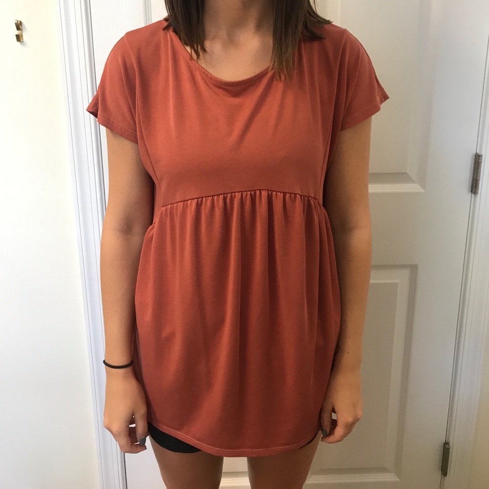 Rust colored tunic